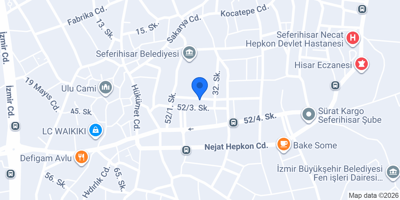 Seferihisar Noterliği konumu