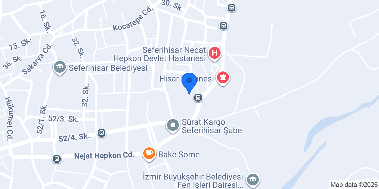Seferihisar Belediyesi Çamlık Genç Cafe konumu