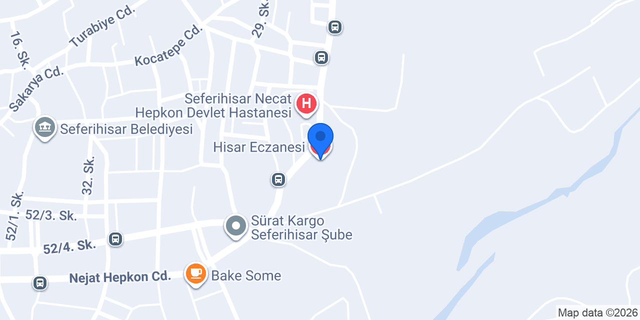 Hisar Eczanesi konumu