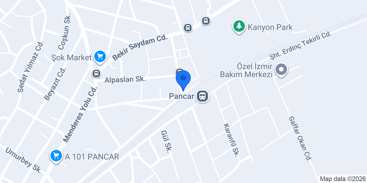 Pancar İZBAN ŞENEN Taksi konumu