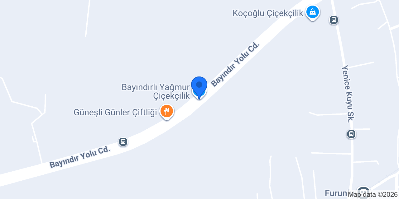 Bayındırlı Yağmur Çiçekçilik konumu