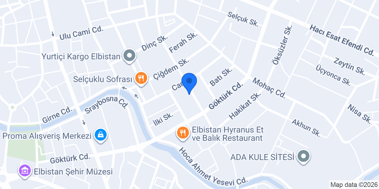 Elbistan Aboov kebap özgür usta konumu