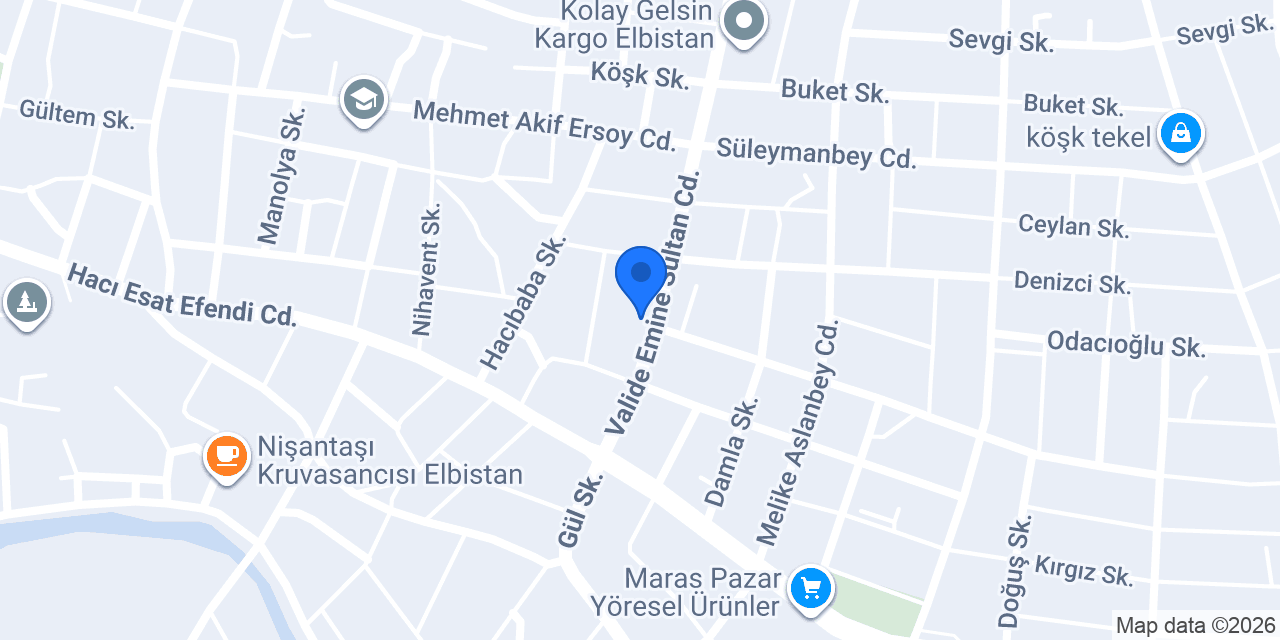 Helin Yemekcilik konumu