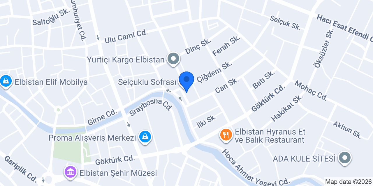 Selçuklu Sofrası konumu