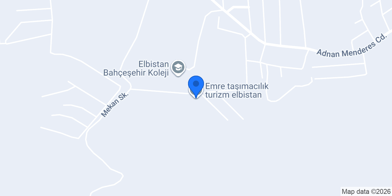 Emre taşımacılık turizm elbistan konumu