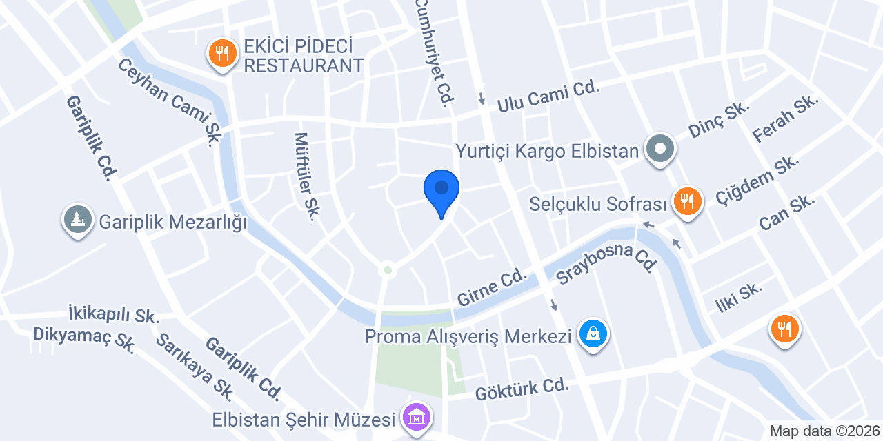Kebapçı konumu