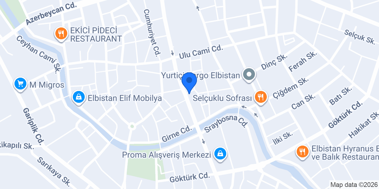 Turan Oğulları Kuru Temizleme konumu