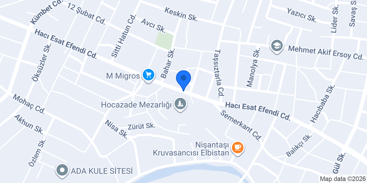Zümrüt Mobilya konumu