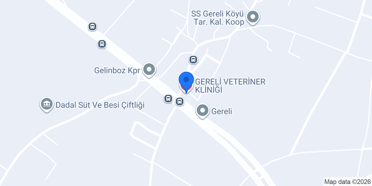 GERELİ VETERİNER KLİNİĞİ konumu