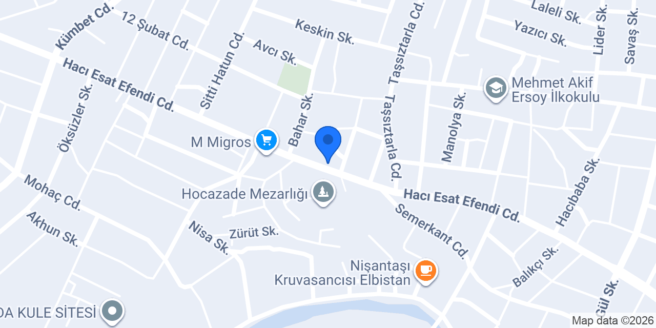 Elbistan Asya Çiçek konumu
