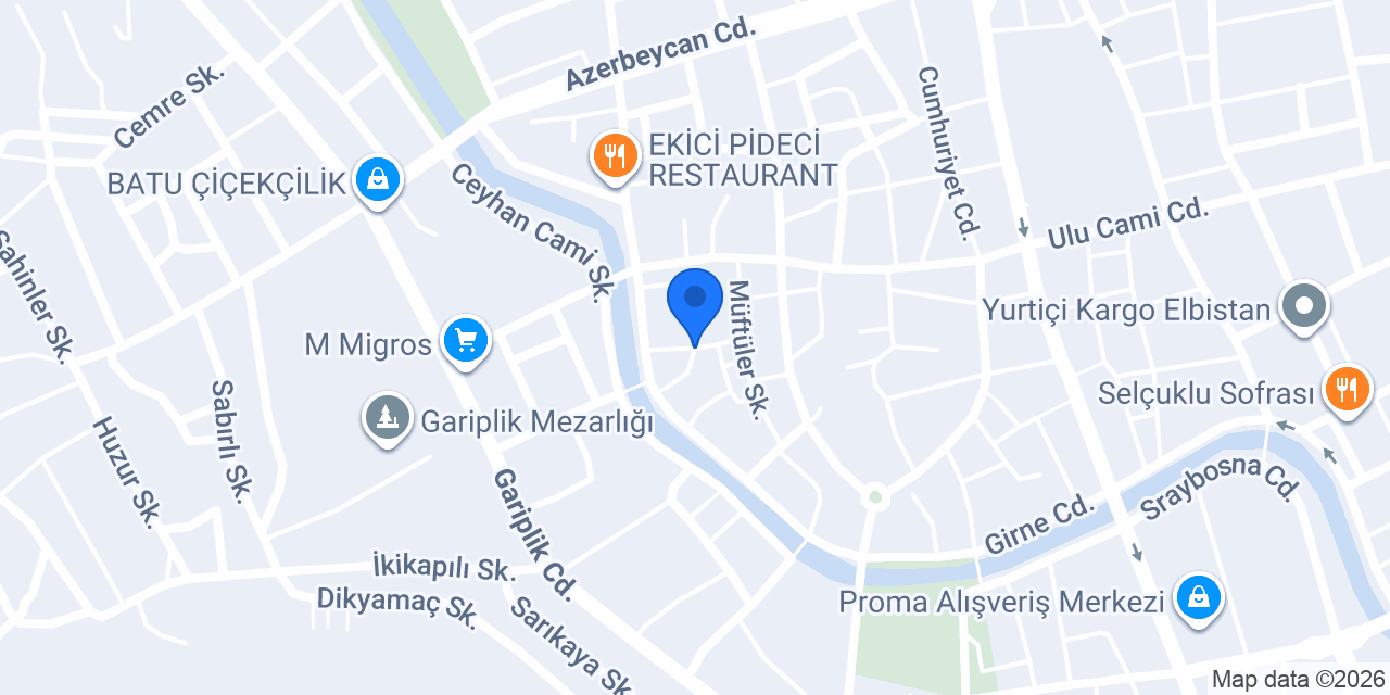 Deniz terzi elbistan konumu