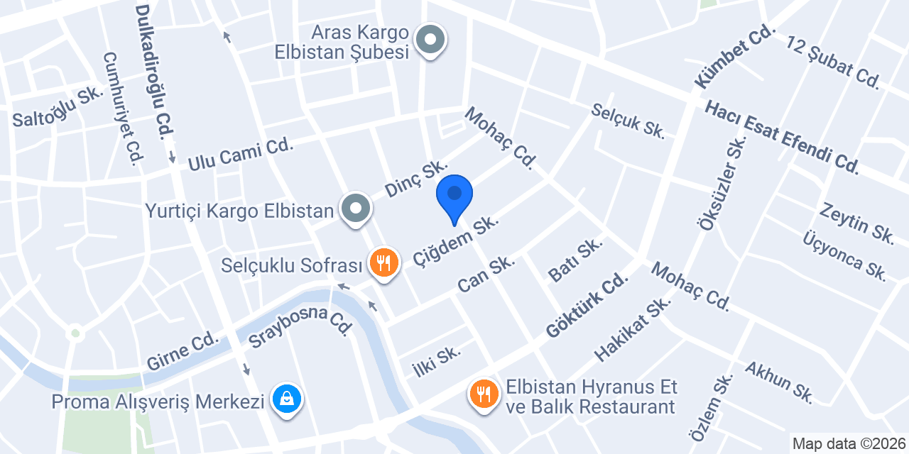 emsan elbistan konumu