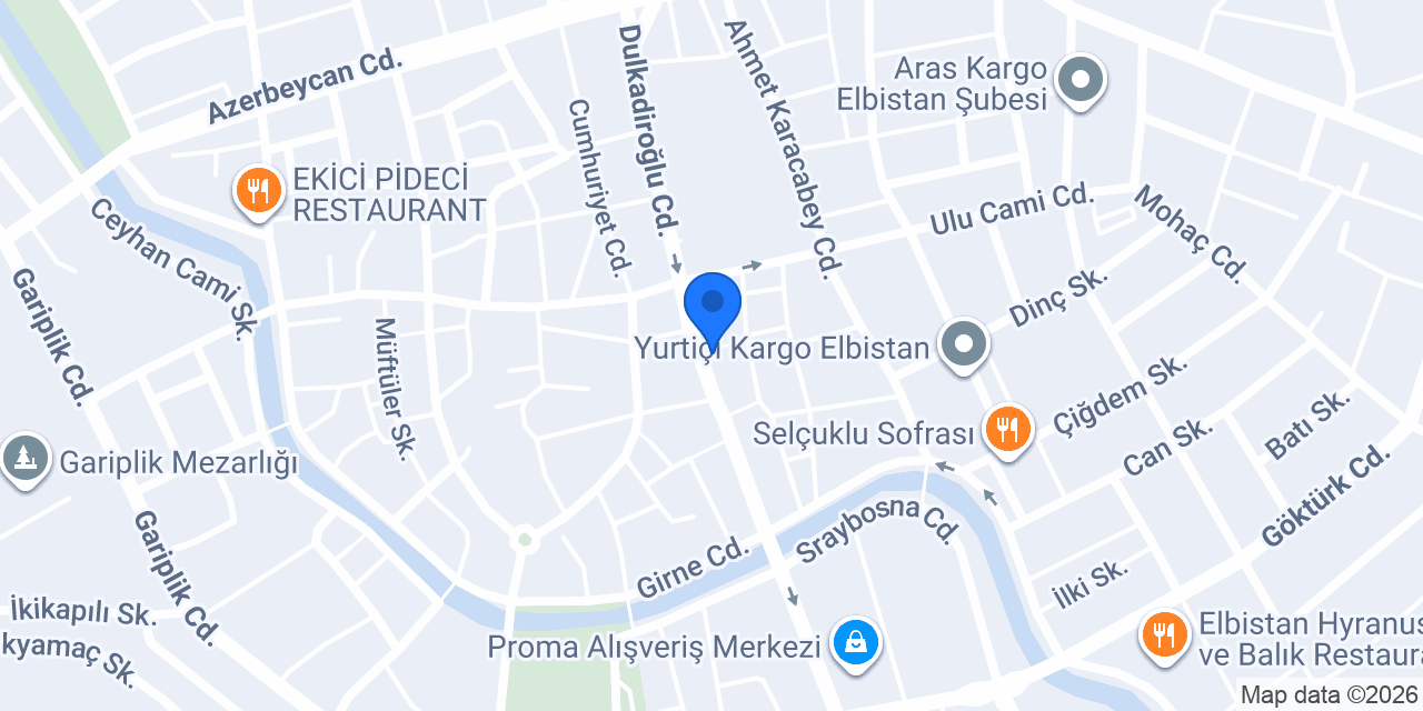 Nihan | Elbistan konumu