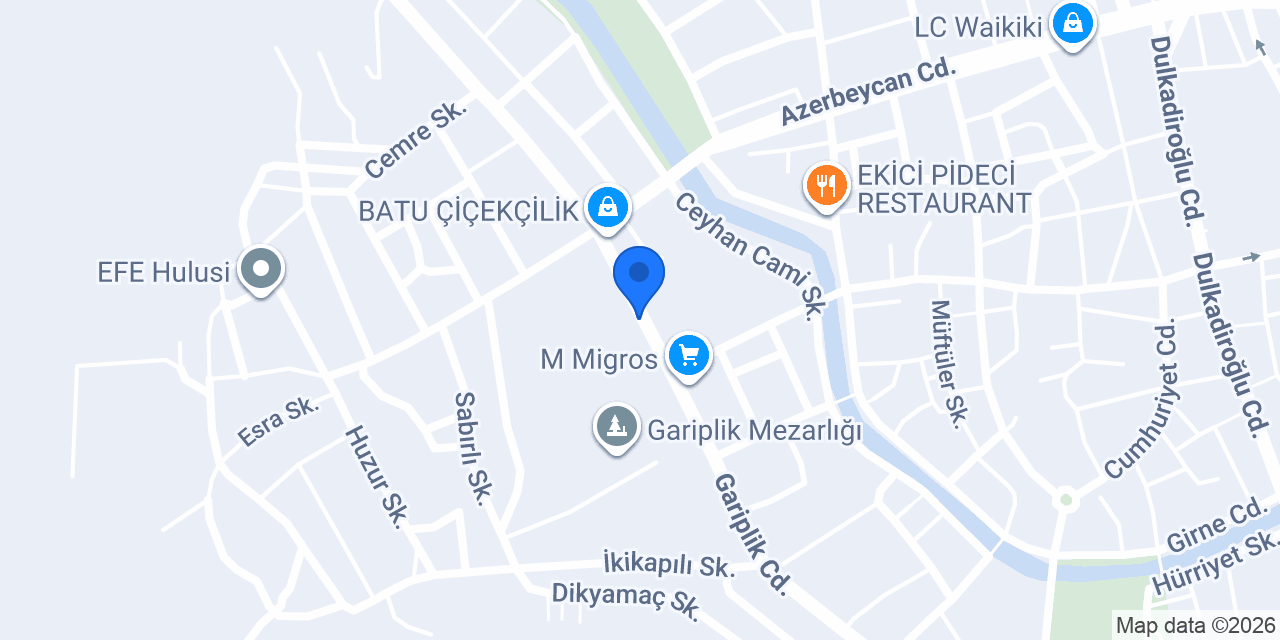 İnci Home İnegöl Mobilya konumu