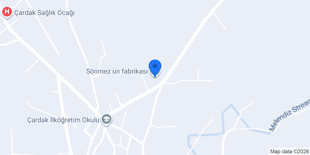 Sönmez un fabrikası konumu