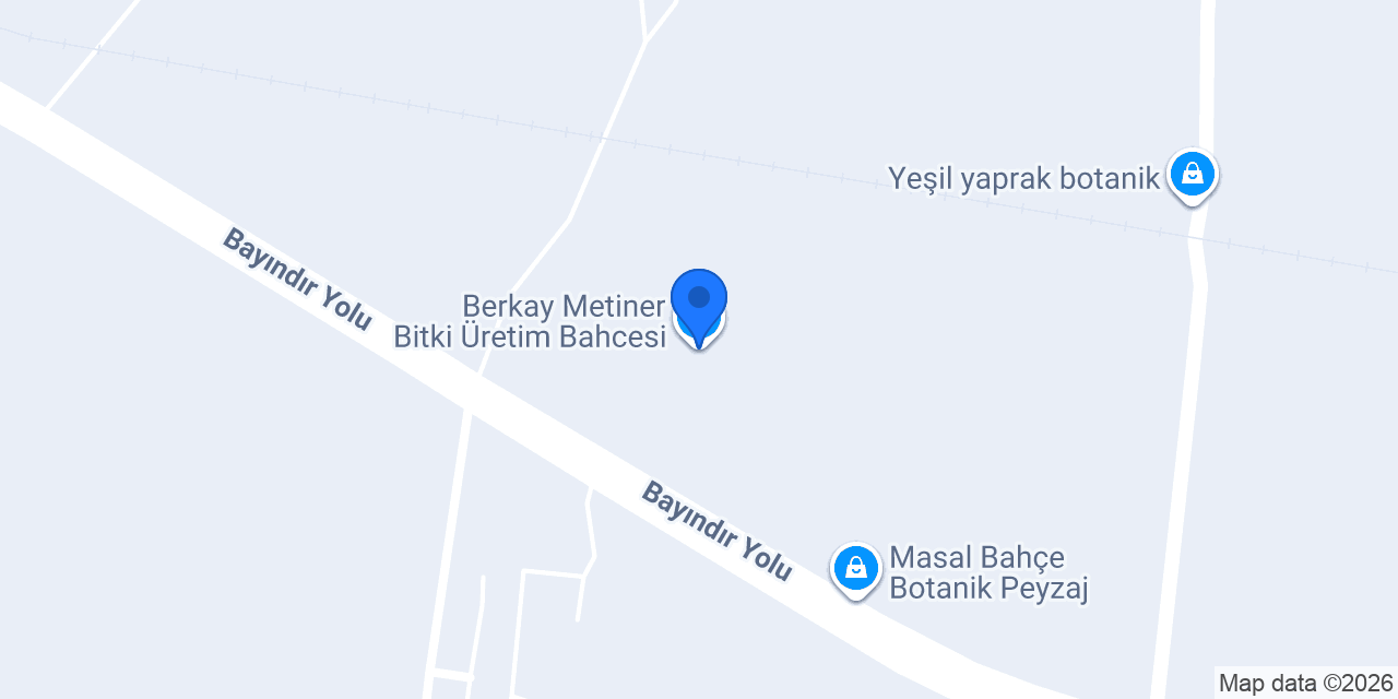 Berkay Metiner Bitki Üretim Bahcesi konumu