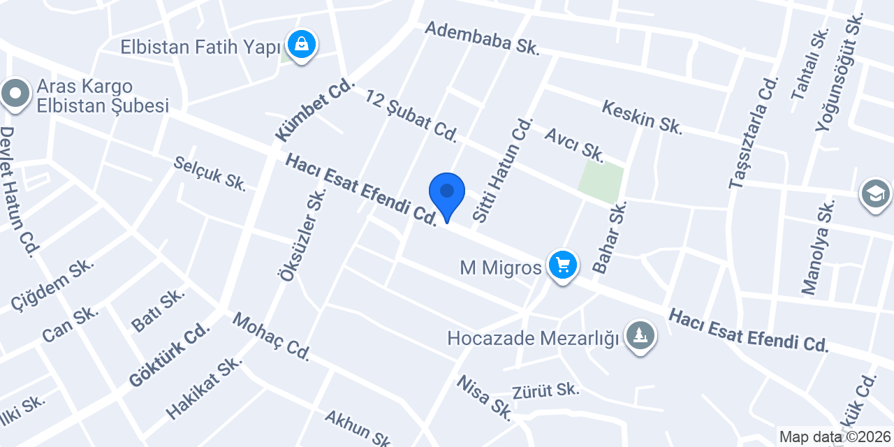 YAĞMUR AUTO ELBİSTAN konumu