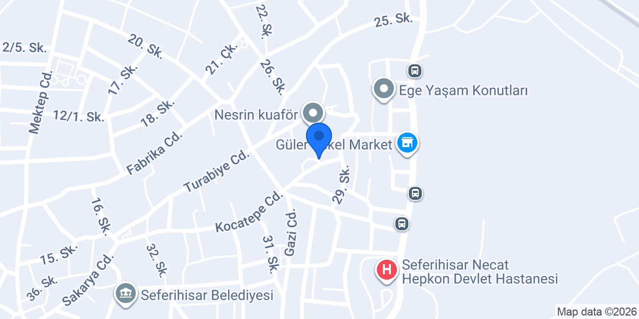 Esperi Kuafor konumu