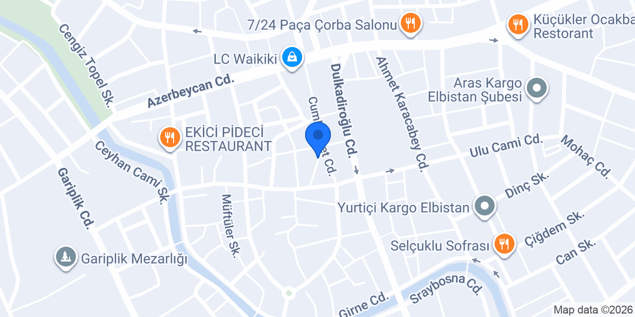 Datanet İnternet Kafe konumu