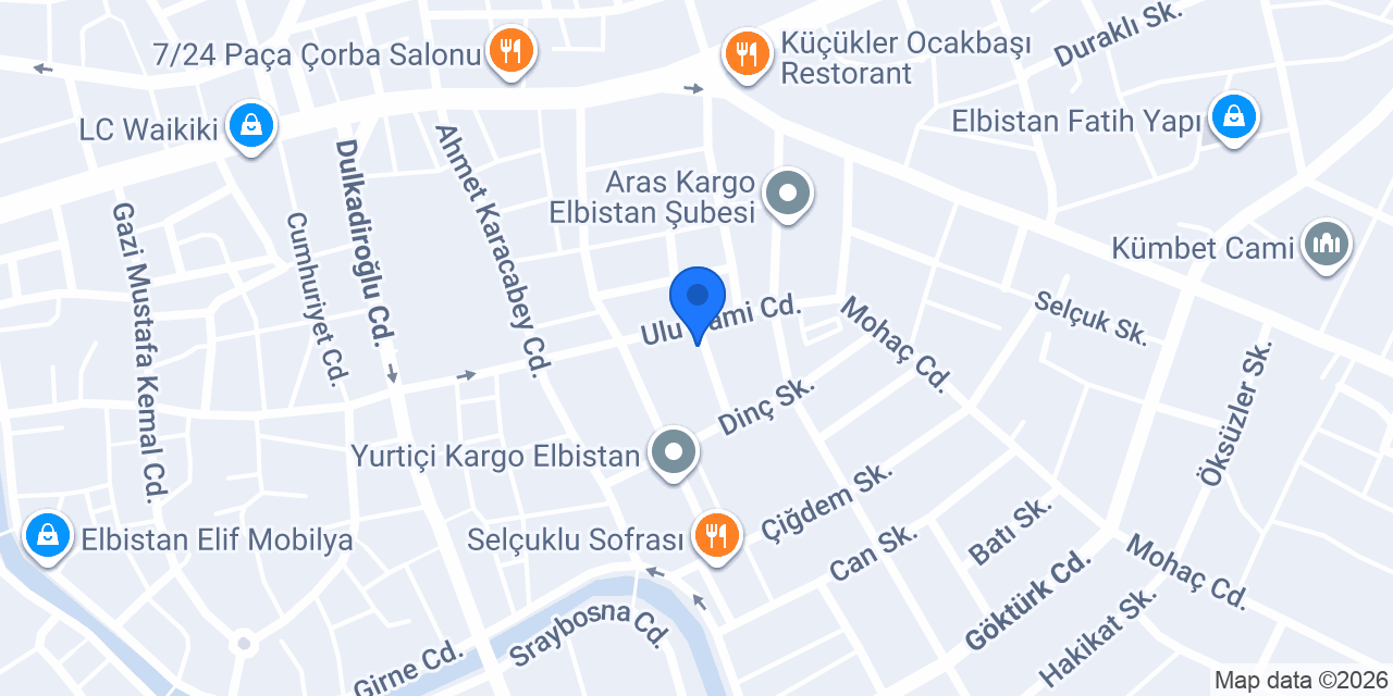 Canlar Sürücü Kursu konumu