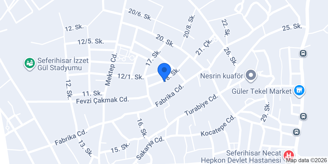 Şahan mobilya Dekorasyon konumu