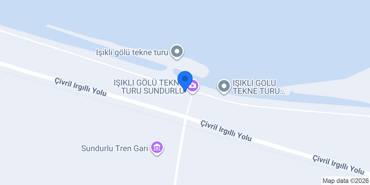 IŞIKLI GÖLÜ TEKNE TURU ÇİVRİL konumu