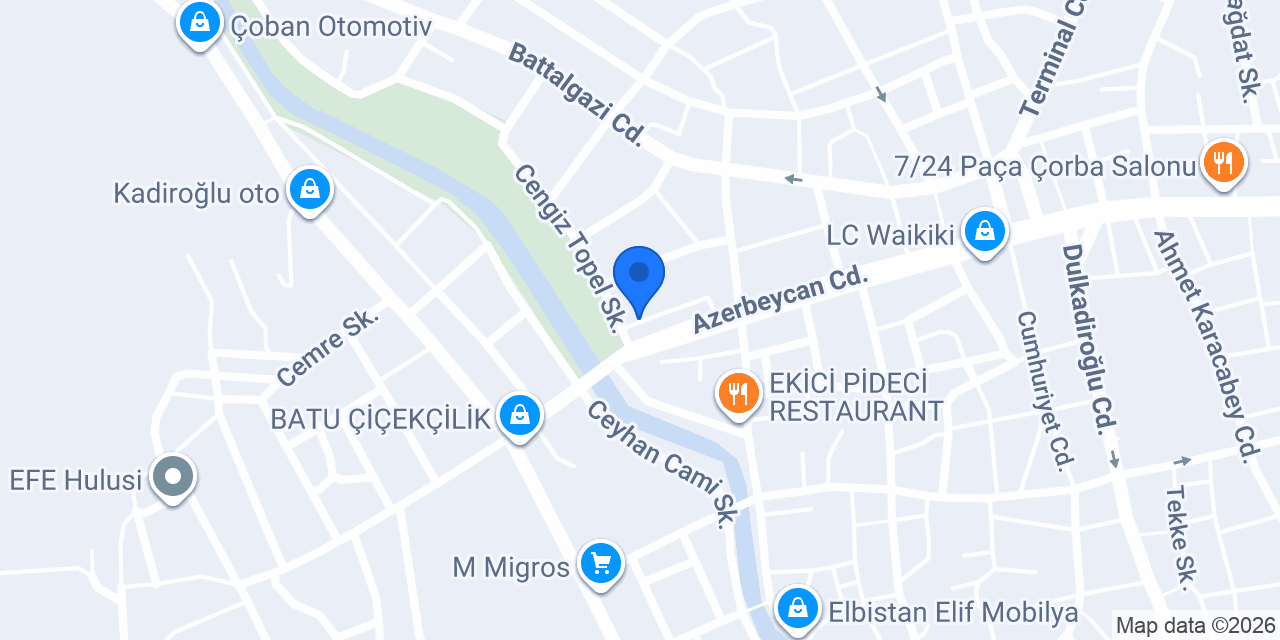 Sefa Halı Yıkama konumu