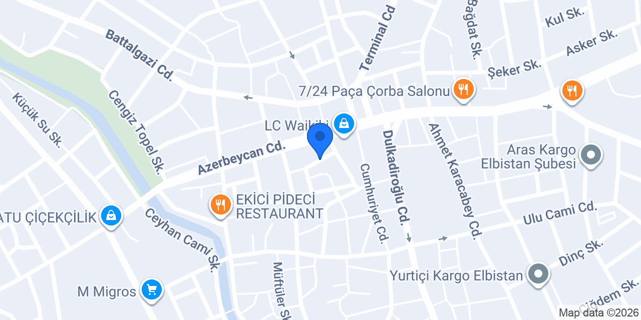 Şeker Kebap Salonu konumu