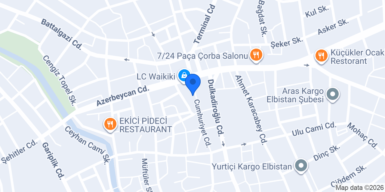 Elbistan Safir Yapı konumu