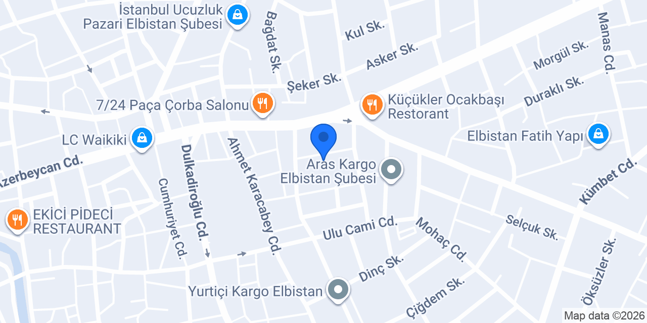 Cuma Kurt İç Mimarlık konumu