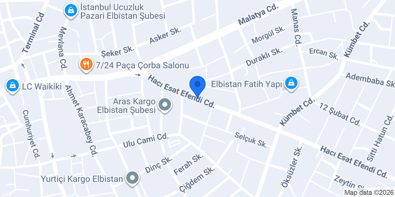 Süper Servis konumu