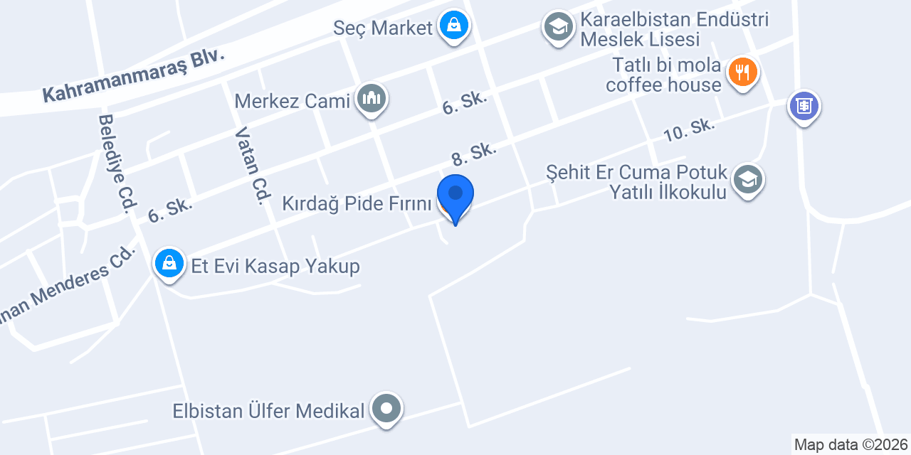 Kırdağ Pide Fırını konumu