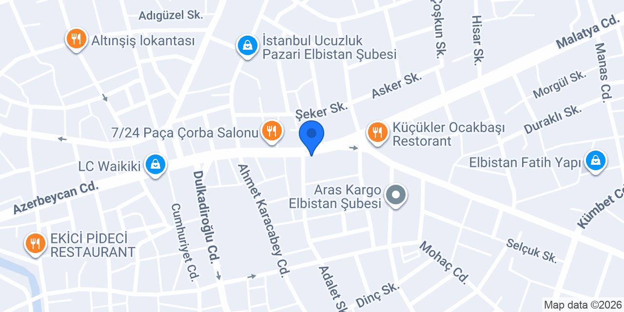 33 Mersin Tantuni konumu