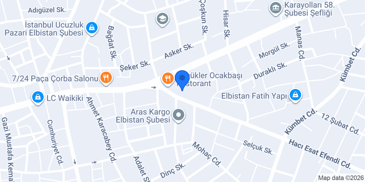 Kesen Hukuk Bürosu konumu