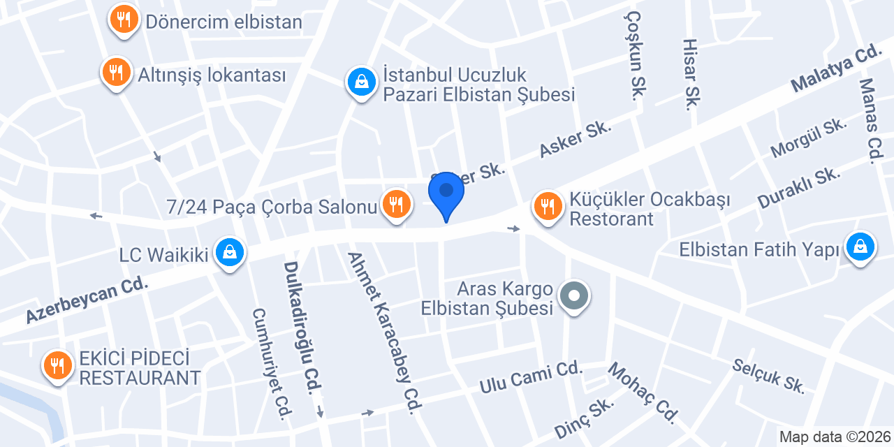 Ekin Kırtasiye konumu