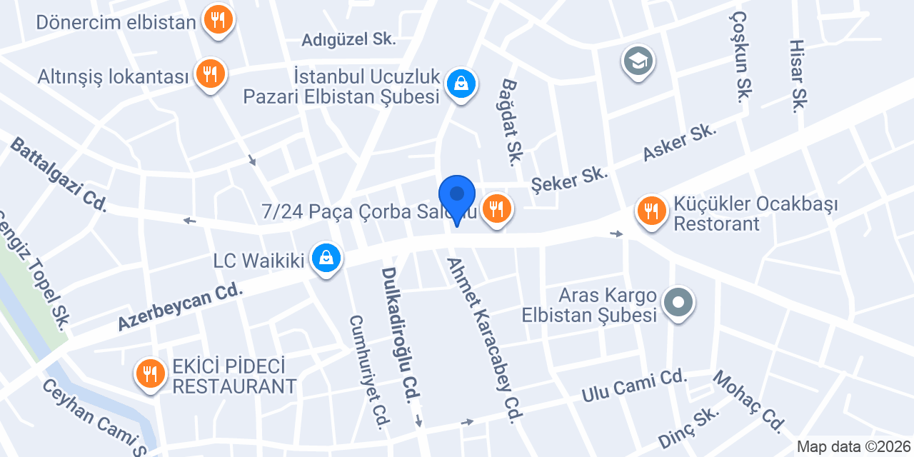 Hayat Eczanesi konumu