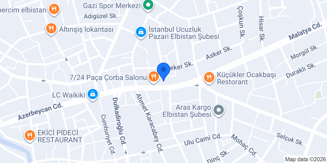 Enes Döner konumu