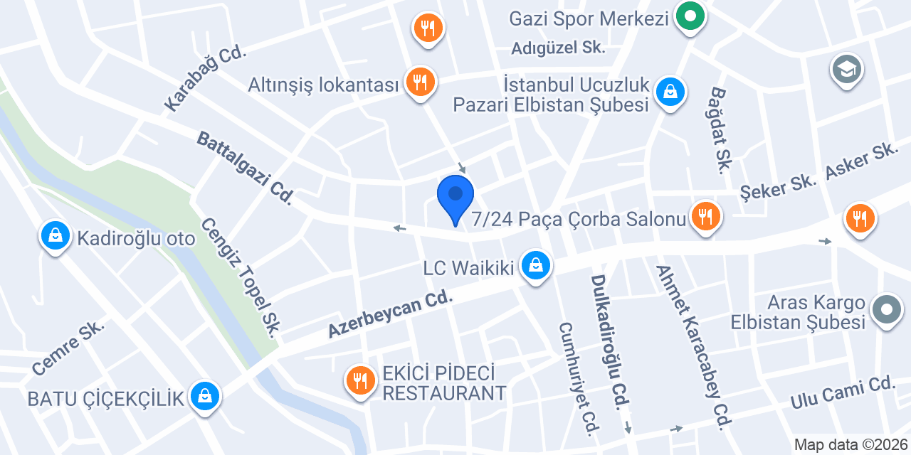 GÜNEŞ ECZANESİ konumu