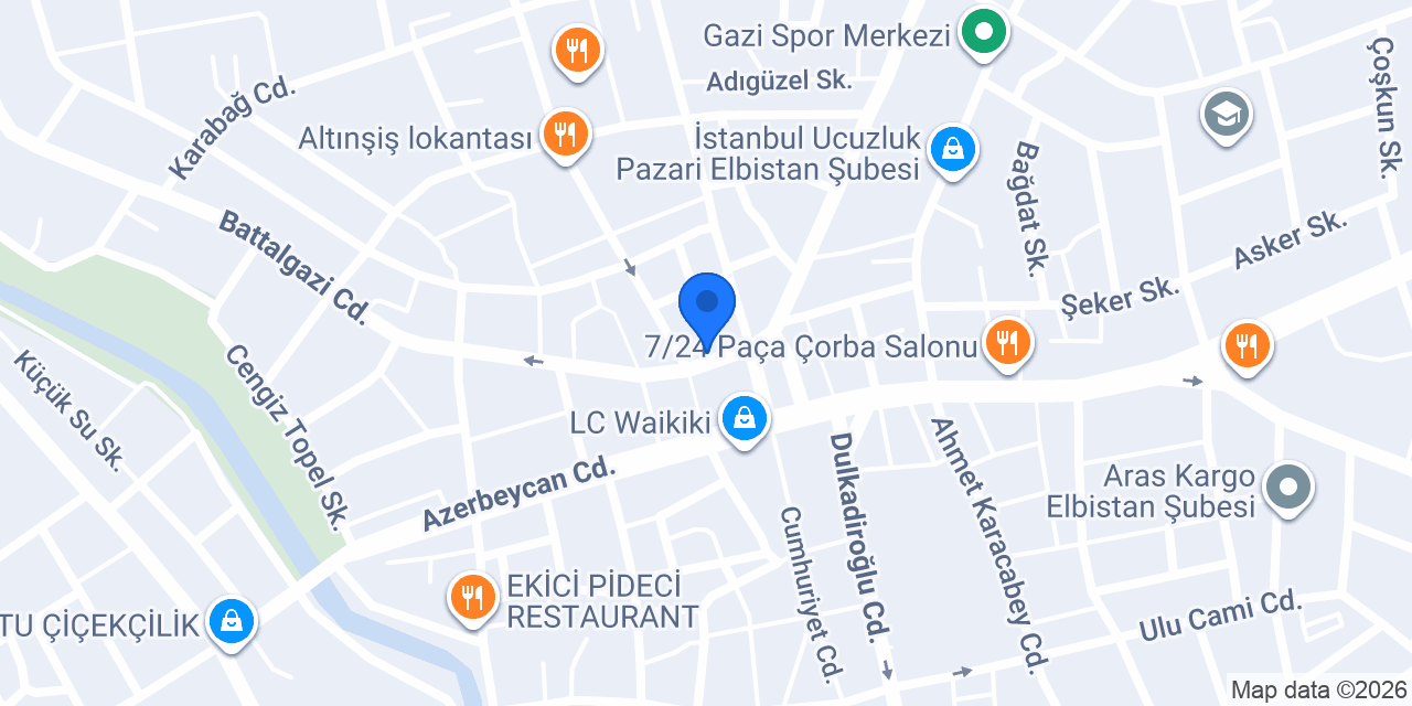 İhlas Kırtasiye konumu