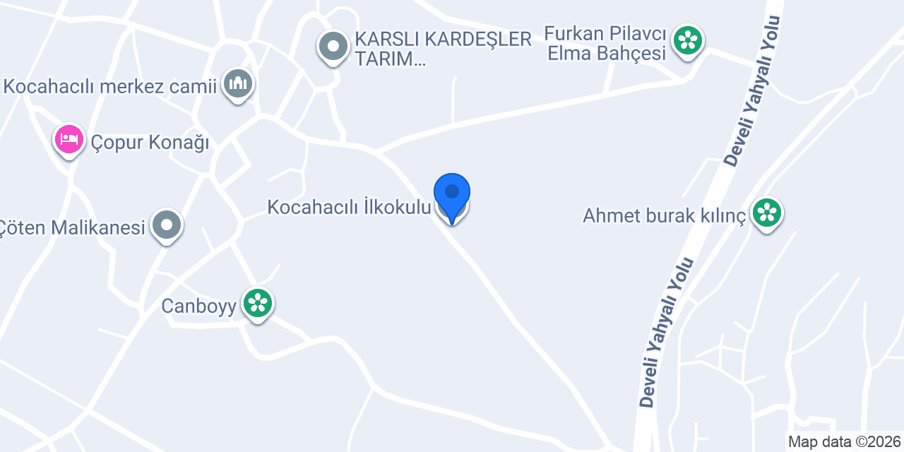 Kocahacılı İlkokulu konumu
