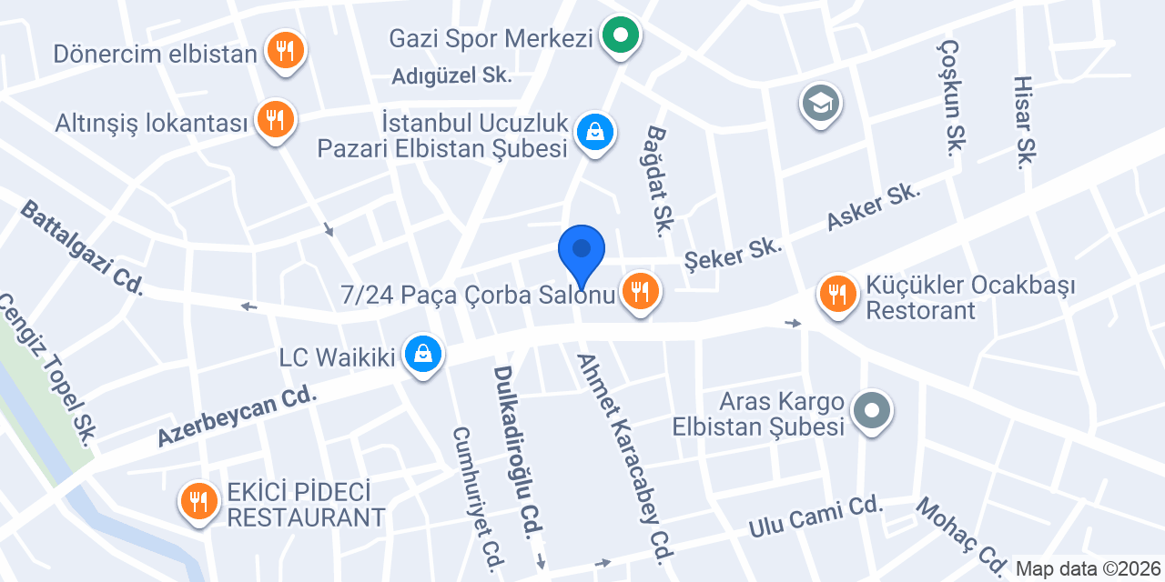 İlknur Eczanesi konumu