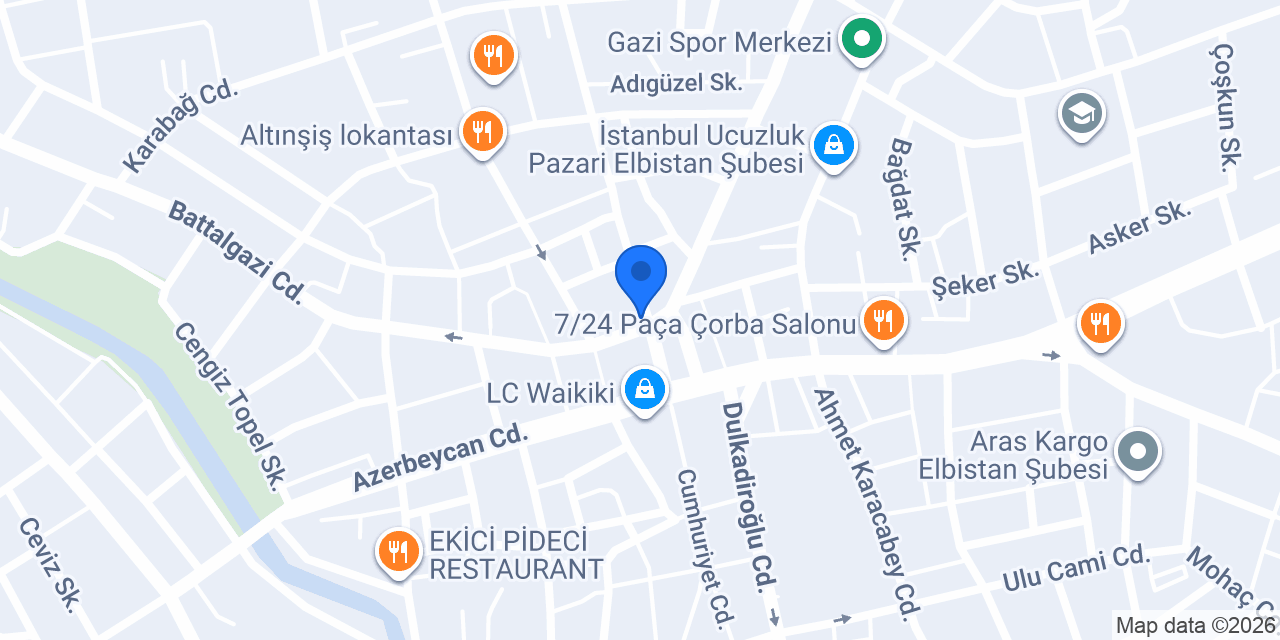 Ali Baba Et Ve Paça Salonu konumu