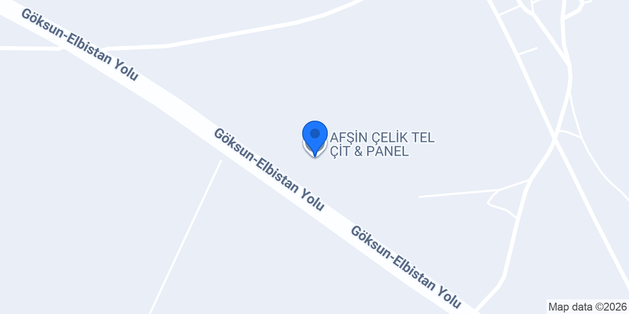 AFŞİN ÇELİK TEL ÇİT & PANEL konumu
