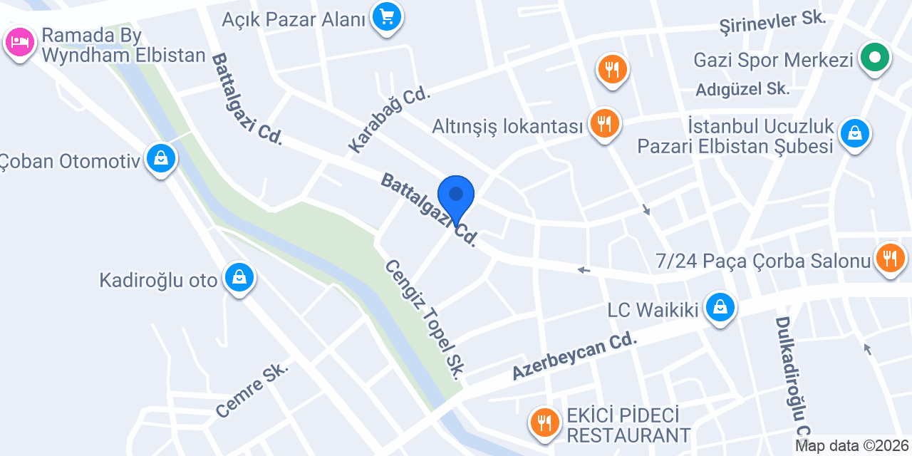 Samet Oto Yıkama konumu