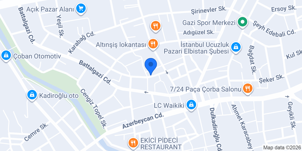 Kılınç Veteriner Kliniği konumu