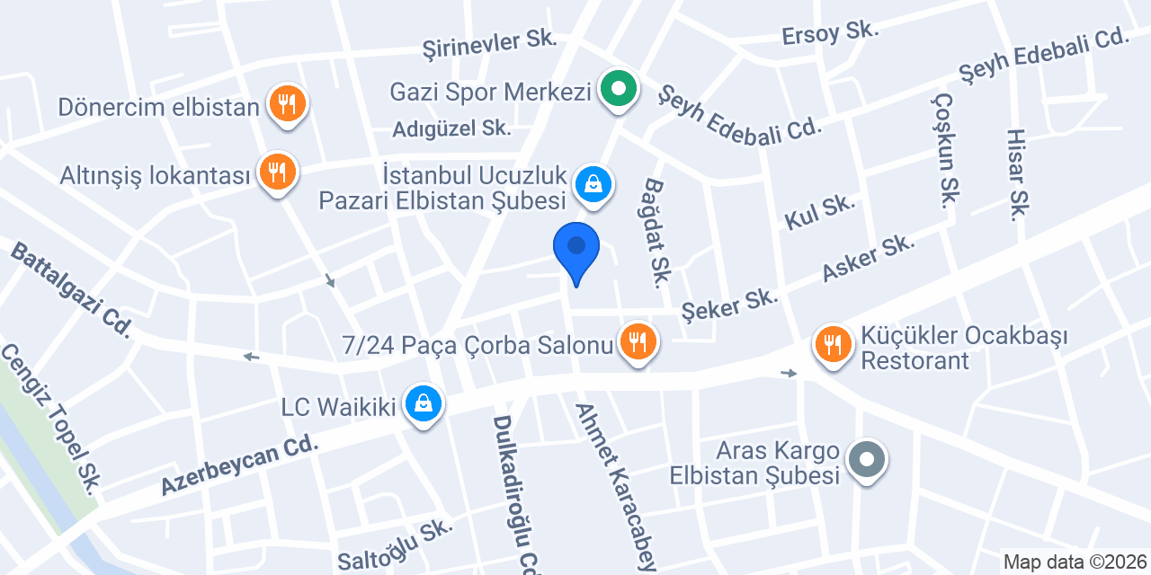 Lezzet Diyarı konumu