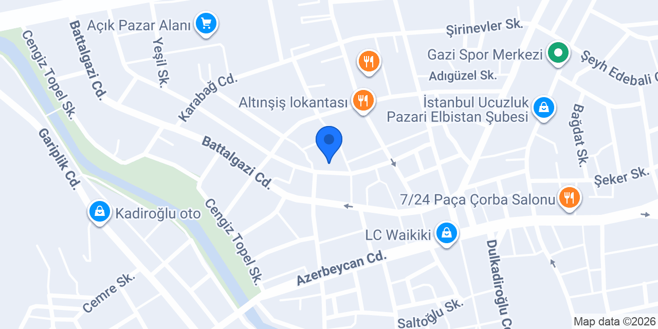 Şefkat Lokantası konumu