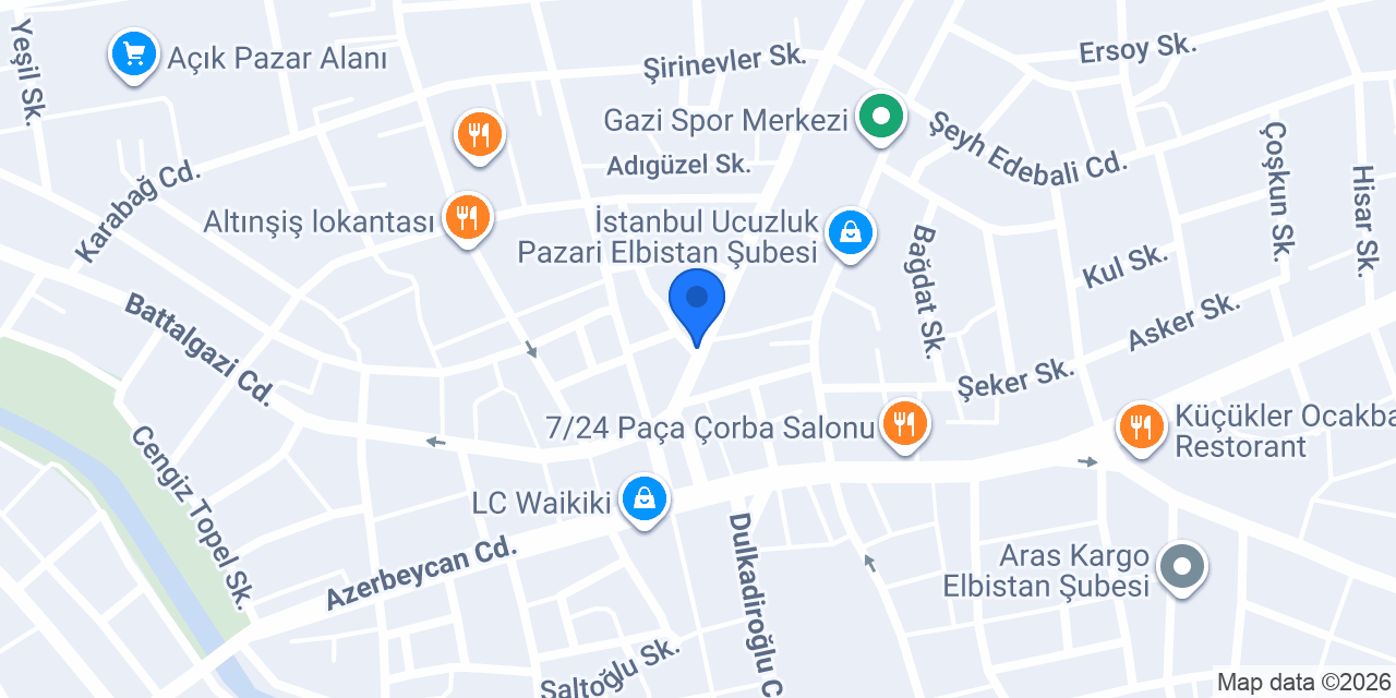 Özcan Eczanesi konumu