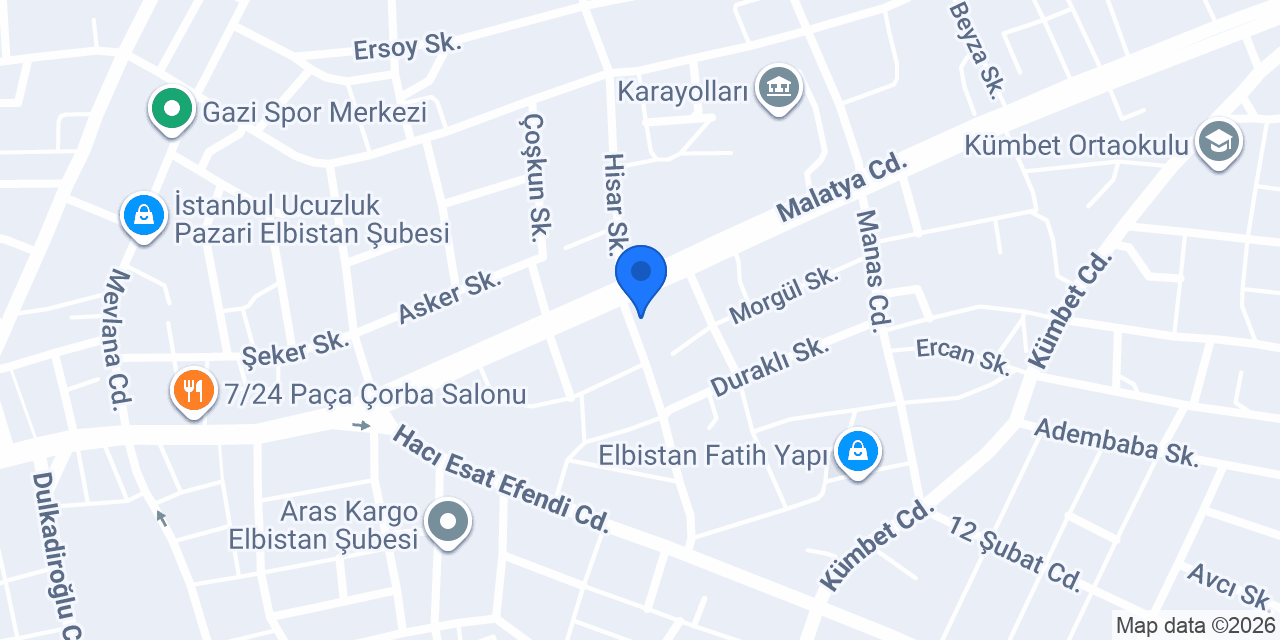 OKUR ALÜMİNYUM konumu
