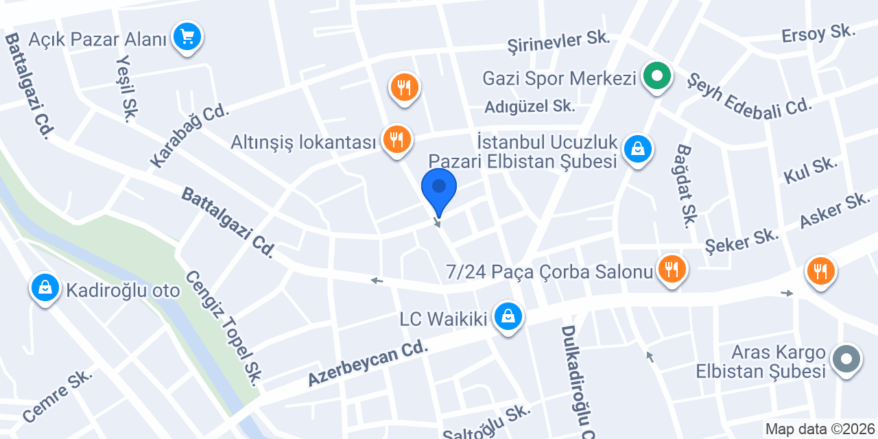 İmam Hatip Kitabevi konumu